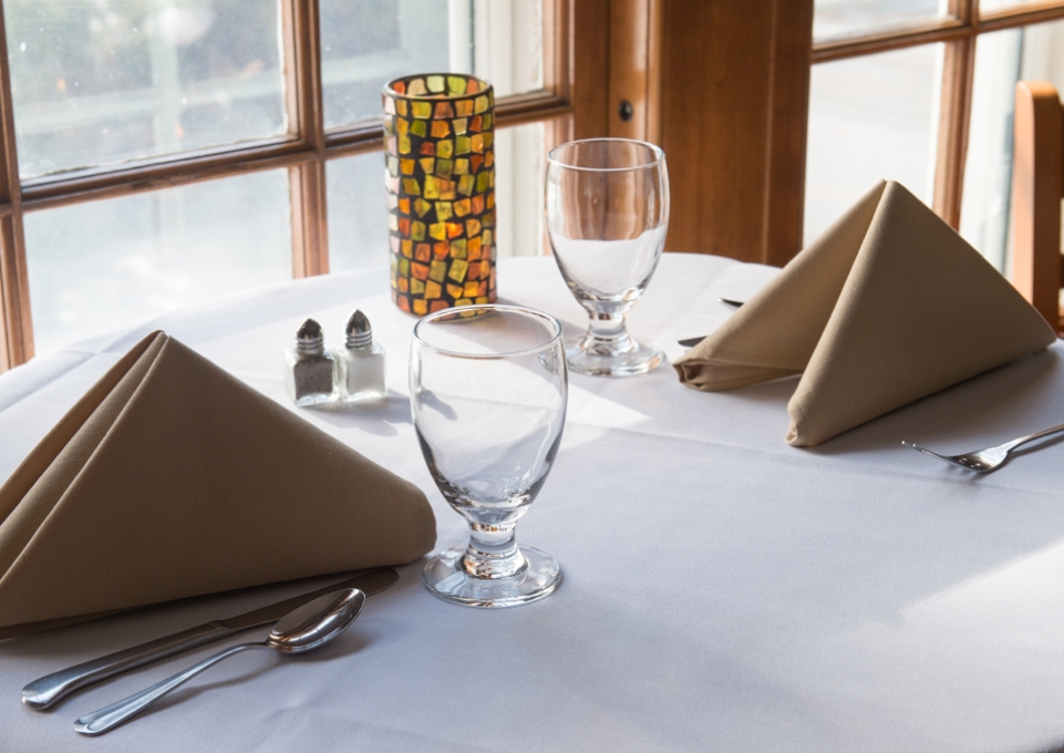 Table set for two