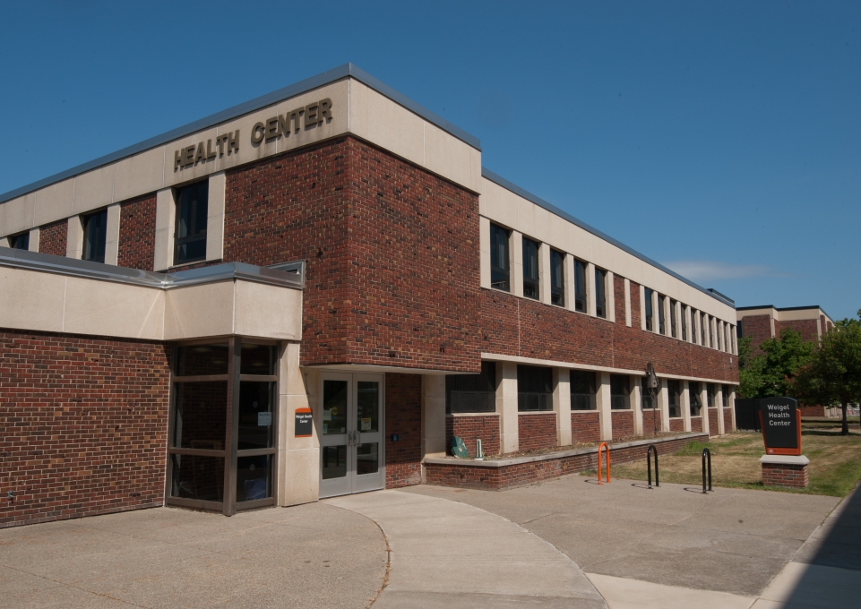 Outside photo of the Weigel Health Center